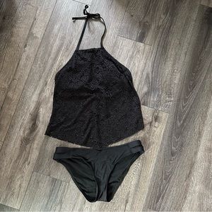 Mossimo Large black Tankini